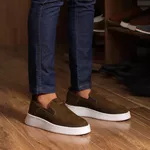 18002 Nobuck Militar Olimpo Branco/Amber
