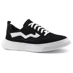 30001 Nobuck Comfort Preto Branco Rio Gelo