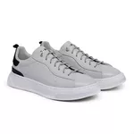 30003 Off White Nobuck Preto Rio Gelo