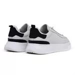 30003 Off White Nobuck Preto Rio Gelo