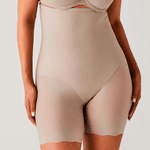 53698 SEMIBODY BERMUDA REFORÇADO - SEPIA