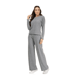 CONJUNTO INVERNO BRUSH TRICOT CINZA - CINZA