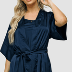 17.01.332 ROBE LISO CETIM ITALIANO - MARINHO