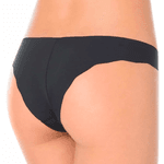 CALCINHA TRADICIONAL CORTE A LASER - PRETO