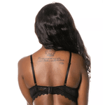 SUTIÃ SEM BOJO E COM ARO EM RENDA - PRETO