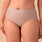 CALCINHA HOT PANTS CORTE A LASER - SEPIA