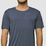 17.02.014 PIJ BLUSA MICROFIBRA SHORT DELICATE LISTRA - CHUMBO