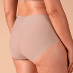 CALCINHA HOT PANTS CORTE A LASER - SEPIA