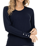 PIJAMA LONGO VISCOLYCRA AZUL MARINHO - MARINHO