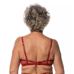 SUTIÃ SEM BOJO COM ARO EM RENDA E TULE - TERRA