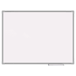 Quadro Branco Standard Luxo Magitel 100x80cm Moldura Alumínio