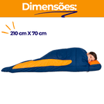 Saco de Dormir Térmico -1,5ºC A -3,5ºC Ômega
