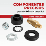 Conector Macho Painel 13MM 50-70MM² 400A Diâmetro 45MM Ômega