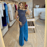 Blusa Monique Cinza