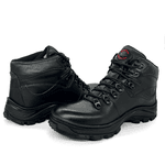 Bota Coturno Masculina de Couro - Kangri Black