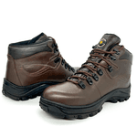 Bota Coturno Masculina de Couro - Kangri Brown 