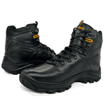 Bota Adventure de Couro Impermeável - Mulange Preto