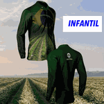 Camiseta Infantil Café no Brasil Preta