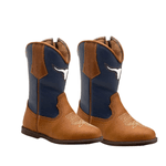 BOTA MASCULINA JUVENIL TEXANA BOI FÓSSIL CARAMELO