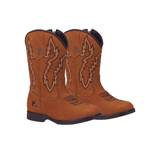 BOTA TEXANA INFANTIL MASCULINA NOBUCK CASTOR