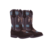 BOTA TEXANA INFANTIL MASCULINA NOBUCK CAFÉ