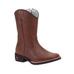 BOTA TEXANA JUVENIL FÓSSIL CARAMELO
