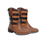 BOTA MASCULINA TEXANA JUVENIL ESTILO AMERICANA