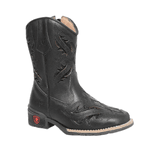 BOTA TEXANA JUVENIL FEMININA LÁTEGO PRETO