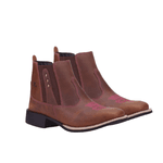 BOTA FEMININA CANO CURTO FÓSSIL CARAMELO