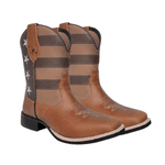 BOTA TEXANA MASCULINA FÓSSIL CARAMELO