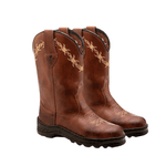 BOTA TEXANA MASCULINA FÓSSIL CARAMELO