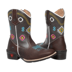 BOTA TEXANA FEMININA JUVENIL NAPA CAFÉ 