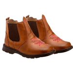 BOTINA COUNTRY INFANTIL FEMNINA LÁTEGO WHISKY SOLA QUADRADA