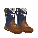 BOTA BEBE TEXANA BOI EM COURO WHISKY