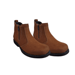 Botina Masculina Country em Camurça Caramelo - PROMOÇÃO