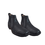 Botina Masculina Country em Couro Preto - PROMOÇÃO
