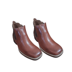 Botina Feminina Country em Couro Caramelo - PROMOÇÃO