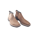 Botina Masculina Country em Couro Bege - PROMOÇÃO