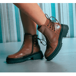 Bota Coturno Feminina Clara Marrom