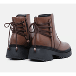 Bota Coturno Feminina Clara Marrom