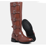 Bota Cano Longo Larissa Marrom