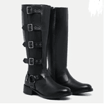 Bota Cano Longo Larissa Preto