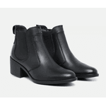 Bota Botina Cano Médio Isabela Preto