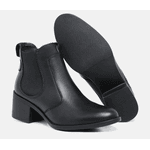 Bota Botina Cano Médio Isabela Preto