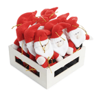 Enfeite Natal Pendurar Papai Noel Presente 16cm 1un Cromus