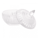 Potiche Decorativo de Cristal Queen 14cm x 15cm Wolff