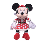 Minnie Com Vestido Póa Natal Disney 34cm Cromus