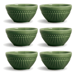 Bowl Roma Verde Salvia Tigela Cumbuca Porto Brasil 6 Peças