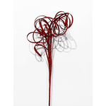 Galho Natalino Glitter Vermelho 85cm Decoração Natal