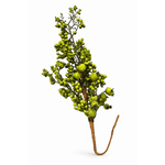 Galho Grande De Natal Berry Frutinhas Verde 60cm Tok da Casa